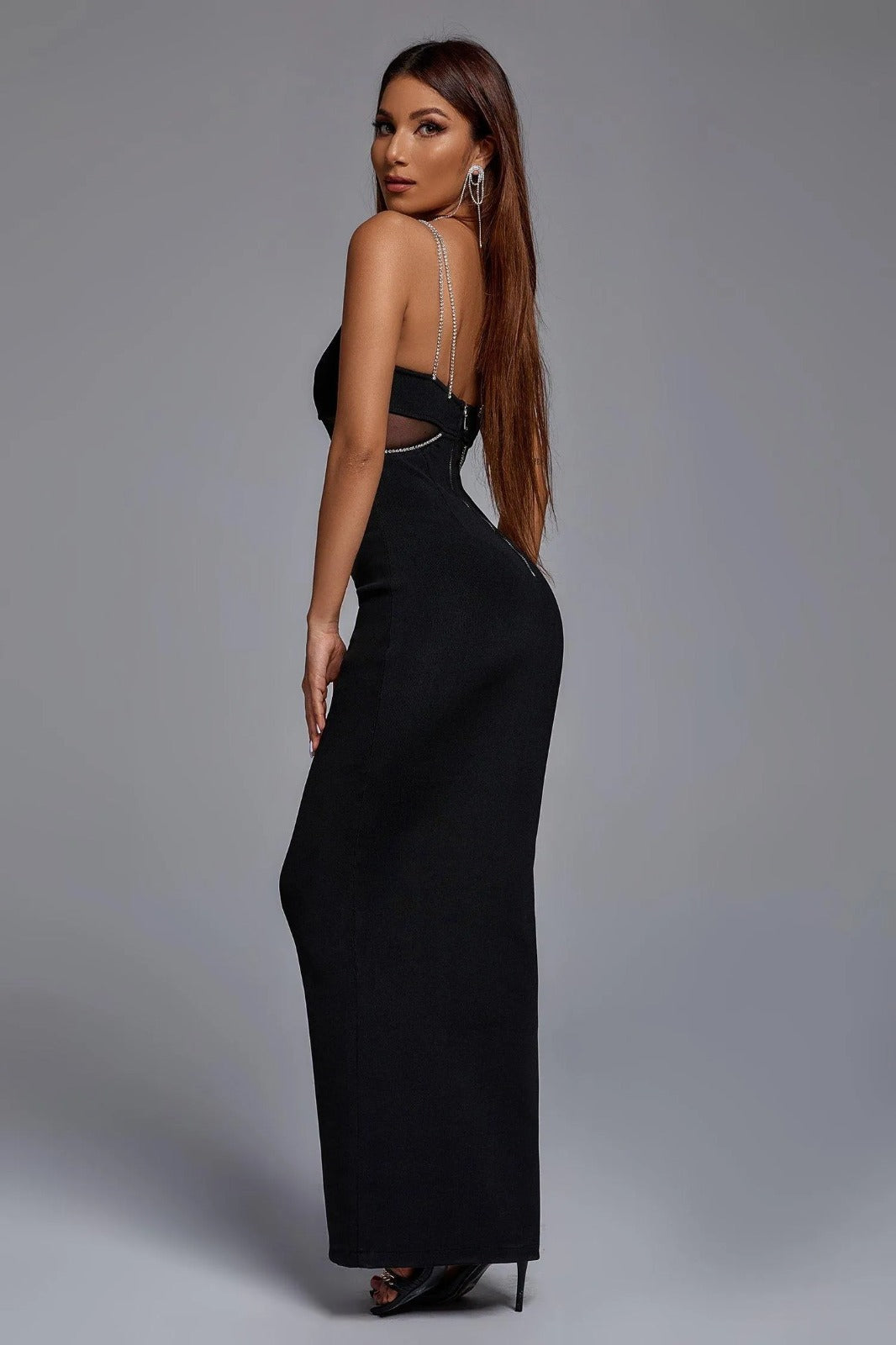 Segia Diamond maxi Bandage Dress.