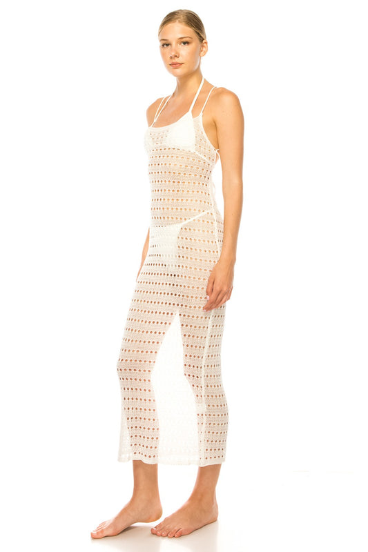 SLEVELESS BEACH SWIMSUIT