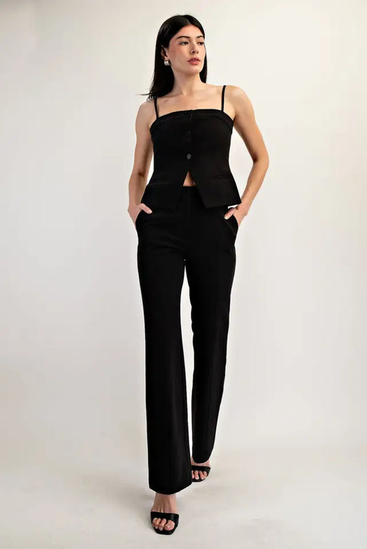 Semi Flare Woven Pants
